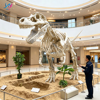 Hochwertige Langlebige Glasfaser-Dinosaurierkopf-Skulptur für Museen, Wissenschaftliche Ausstellungsstücke für Vitrinen