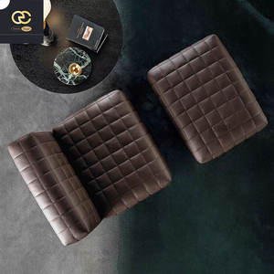 أريكة إيطالية فاخرة مصممة حديثًا مجموعة أرائك فيلا إبداعية شبه زاوية - Product Image 3