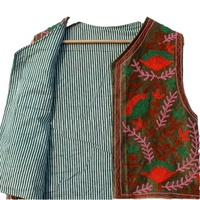 Doudoune courte matelassée pour femme, col montant, respirante, en tissu peigné teint, 100 % polyester, très vendue pour l'hiver