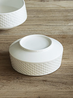 BAMBUS Blanc Nouveau Design Bol Matcha En Forme De Bol Dessert Bol En Céramique Porringer pour Thé Matcha