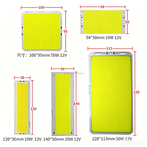 Panel de Tira de Luz LED COB Personalizado de 1-1000W, Todos los Colores, DC 3V/5V/12V/24V, DIY, Alto CRI 80, Venta Directa de Fábrica - Product Image 5
