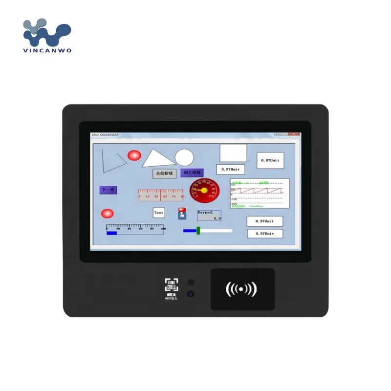 VINCANWO MESBOOK mesin sentuh kapasitif, mesin grosir semua dalam satu sentuh multifungsi J1800 pc Industri i3/i5/i7 panel pc Industri