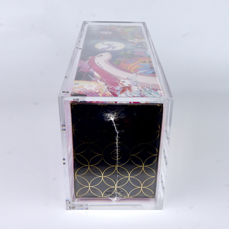 Custom Poke Mon Poncho Pikachu Promo - Acrylic Display Case