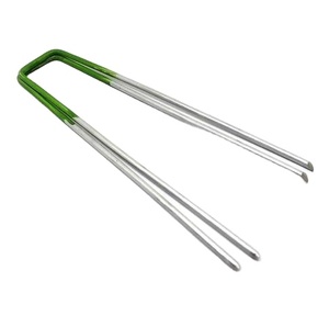 Piquets de jardin <span class=keywords><strong>en</strong></span> U, clous de fixation pour <span class=keywords><strong>gazon</strong></span>, goujons anti-rouille pour l'arrimage des mauvaises herbes - Product Image 1
