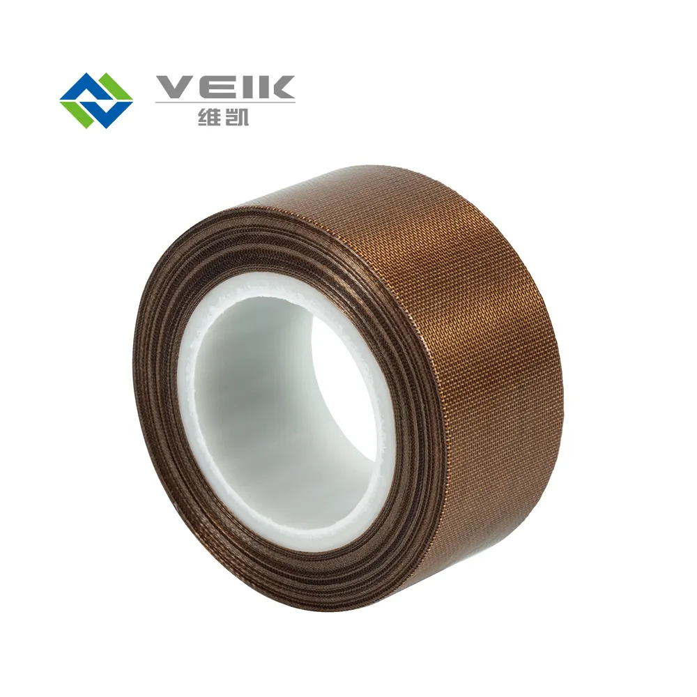 2023 Hoge Temperatuur Weerstand Siliconen Hot Stamping Plaat Fiber Glas Doek Uitlaat Tefloning Zelfklevende Isolatie Ptfe Tape/