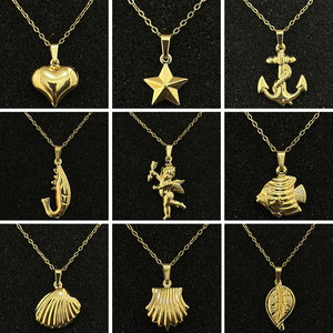 Collar en forma de corazón de acero inoxidable, cadena de clavícula de la suerte de Ángel, diseño de nicho de acero inoxidable para mujer N80000067 - Product Image 4