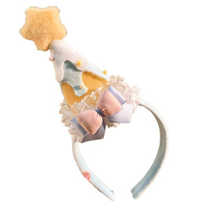 Cute Star Hat Hairband for Women Perfect Lolita Hairpin <b>Top</b> Clip Accessory for Photo <b>Birthday</b> Party Headwear - Product Image 5