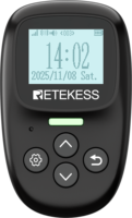 Système d'appel pour personnel de café, restaurant, cuisine, serveurs, étanche IP54, avec transmetteur à tableau d'affichage, signal sonore et vibration, portée 800m, en ABS