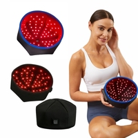 Gorra de Terapia de Luz Roja con 120 LED, 660nm 850nm, Inalámbrica, de Doble Núcleo, Dispositivo de Cabeza Portátil 2 en 1, Temporizador de 20 Minutos, Personalizable de Fábrica, Venta al por Mayor