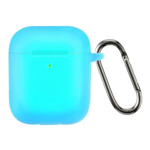 AirPods Silicone Protective Case Liquid Silicone Anti-Lost Carabiner For AirPods 2 Portable Cover - Product Image 2