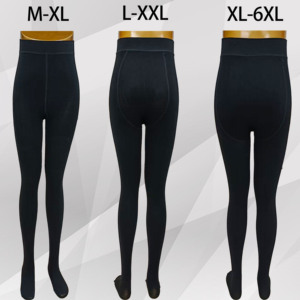 Pantimedias térmicas gruesas de invierno para mujer 8800D, forradas con forro polar, talla grande, cintura elástica cómoda, levanta glúteos, moldeadoras - Product Image 6