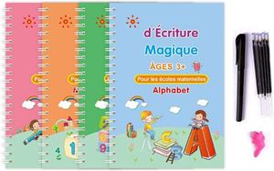 Cuaderno de Caligrafía Mágica Reutilizable con Ranuras, Personalizable, para Práctica de Escritura a Mano para Niños - Product Image 2