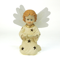Artisanat en résine personnalisé décoration de la maison Art fait à la main mignon belle figurines d'ange bas prix cadeau de noël personnalisé figure anime figure