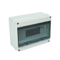Boîtier de distribution étanche IP55 en ABS pour installation en saillie ou en encastrement, boîte de protection extérieure pour interrupteur aérien, protection plastique contre les fuites