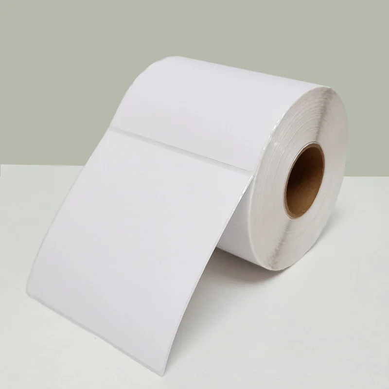 Factory 100*150mm Blank Tag Oil Proof Package Label for Distributors Self-Adhesive Label Sticker Waterproof for Shipping Label