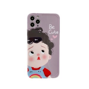 Étui de téléphone holographique personnalisé smiley, coque de téléphone rose pour garçons et appareil photo, pour <span class=keywords><strong>iphone</strong></span> 12 - Product Image 1