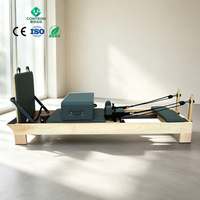 Machine de Pilates Reformer en Bois, Cadillac, Chaise, Correcteur de Colonne Vertébrale, Kit Reformer Pilates Premium en Promotion pour Studio de Yoga