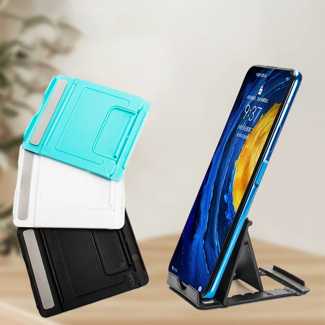 Multi Function New Cheap Mini Mobile Adjustable Folding Table Foldable Stand Plastic Tabletop Cell Phone Holder