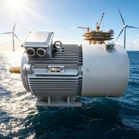 Éolienne verticale silencieuse Enneng Hydroelectric à aimant permanent, générateur synchrone 5 kW, protection IP68, roulement SKF