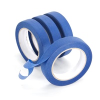 High-temperature-resistant Blue Acrylic Single Sided Pressure Sensitive Masking Tape for Interior Decoration and Printing