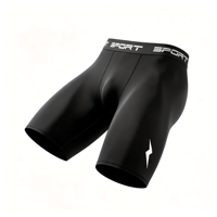 Pantalones Cortos de Compresión de Alta Elasticidad y Secado Rápido para Hombre, Transpirables y Elásticos, para Entrenamiento de Baloncesto y Running