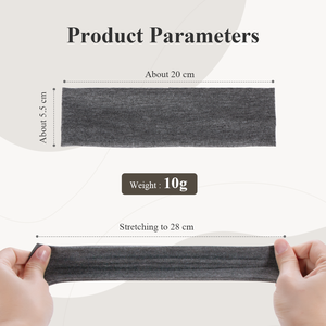 Diademas Deportivas Personalizadas al por Mayor, Elásticas, Suaves, Antideslizantes, Accesorios para el Cabello para Correr, <span class=keywords><strong>Yoga</strong></span>, Maquillaje, Bandas para el Sudor - Product Image 4