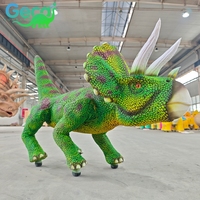 GECAI Animatronischer Triceratops Roboter-Hund Dinosaurier |   Lebensgroßes Realistisches Simulationsmodell für Park- und Museumsausstellungen