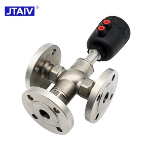 Válvula de Ángulo Neumática de Doble Acción de Acero Inoxidable JTAIV, Control de 2 Vías, Modelo JT645F-16P PTFE/PPL - Product Image 5