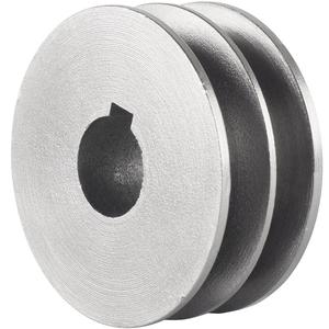 割引製品、V-2Groove/ベルトプーリー/シーブ、鋳鉄、外径<span class=keywords><strong>2.3</strong></span>インチ - Product Image 1