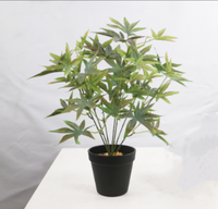 Monstera artificiel en pot, réaliste au toucher, pour la décoration intérieure du salon, de la maison moderne ou du bureau.