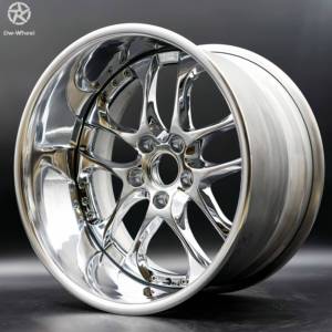 Jantes en alliage forgé DW 2 pièces 18 19 20 21 22 pouces à profil profond concave chromées pour Honda S2000 Supra RX7 NISSAN SILVIA S15 - Product Image 2