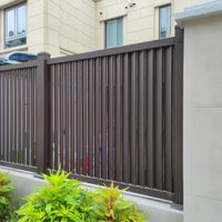 Panneaux de clôture en aluminium sur mesure avec persiennes pour l'intimité |   Vue Panoramique pour Balcon, Allée, Porche, Bricolage |   OEM ODM