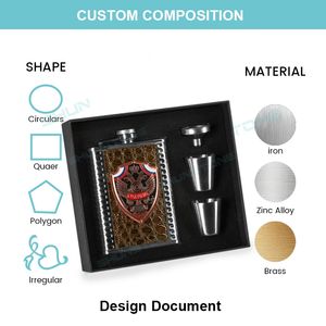 Shunstone 8oz 위스키 힙 플라스크 2 스테인레스 스틸 컵 선물 상자 참신함 생일 위스키 선물 세트 남성용 - Product Image 3