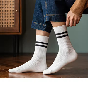 Wholesale <b>Socks</b> Manufacturer Custom Men Crew Cotton Sport <b>Socks</b> 3D Printed Jacquard Fashion Mens <b>Socks</b> <b>High</b> Quality - Product Image 1