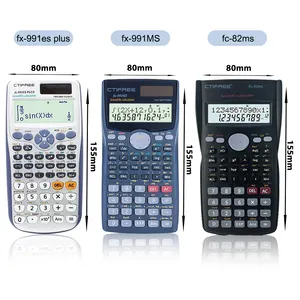 2Line Engineering Wetenschappelijke Calculator Grote Display Wiskundige Functie Calculator Voor Student Leraar Klaslokaal Middelbare School