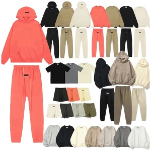 Sudadera con capucha, pantalones deportivos y camiseta personalizados para hombre y mujer, diseño de bloques de color, manga murciélago, cuello redondo, holgados, de viscosa teñida, estilo Lolita - Product Image 1