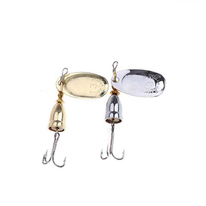 Hoogwaardige groothandel fabrikanten bionische lepel vis aas spinnerbait met drievoudige haken - Product Image 6