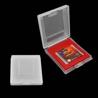 Pour GBA DS NDSL N64 3DS SFC SNES jeux porte-cartes de jeu étui PP pour GBC cartouche boîte PET boîte transparente autres accessoires de jeu
