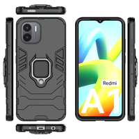 Étui de luxe avec anneau, support, protection antichoc, support magnétique pour voiture, pour Samsung Galaxy A04 A23E Xiaomi Redmi A1 2022 A2T