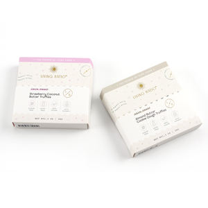 Luxus elegante Premium weiße Kraft Kunst papier Mini kleine Weihnachten Schokolade Pappe Verpackung <span class=keywords><strong>Box</strong></span> Versand - Product Image 2