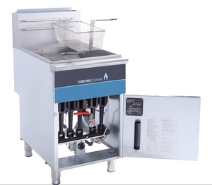 Friteuses Commerciales Professionnelles en Acier Inoxydable COR PRO, à Gaz Liquéfié/Gaz Naturel pour les Magasins Alimentaires - Product Image 2