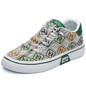 Zapatillas de Lona Transpirables de Primavera, Modernas, Combinables con Todo, Casuales, de Skate, para Hombre, con Suela Suave, Deportivas, de Tela Delgada - Product Image 5