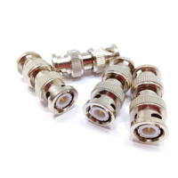 Connecteur BNC Q9, adaptateur droit BNC mâle vers BNC mâle, RF pour vidéo, CCTV, sécurité, laiton nickelé, cuivre