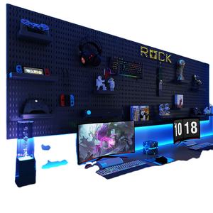 Nuovo Kit Organizzatore 2025 AY <span class=keywords><strong>DIY</strong></span>: Pannello Forato Nordico con Ganci, Espositore in Plastica per Organizzazione - Product Image 2