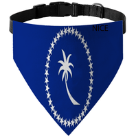 Bandana-collier imprimé drapeau national de la Martinique, en polyester, pour la promenade en extérieur et la photographie thématique des animaux de compagnie