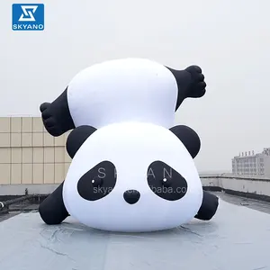 Mascote inflável gigante dos desenhos animados do Panda personagem inflável para a escultura da propaganda