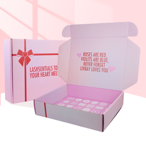 Free <strong>Sample</strong> Customized Pink Corrugated Gift <strong>Package</strong> Paper <strong>Box</strong> - Product Image 1