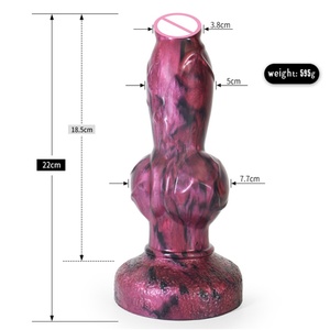 NNSX Thick Big Knot Dog <b>Dildo</b> With Strong Sucker Spirits Fantasy Animal Penis Sex Toys Anal Plug Anus Masturbator for Women 18+ - Product Image 6