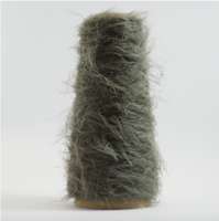 1,3 cm Feder Nerz Fell wie Strick garn Hank Dyed Fancy Garn zum Weben
