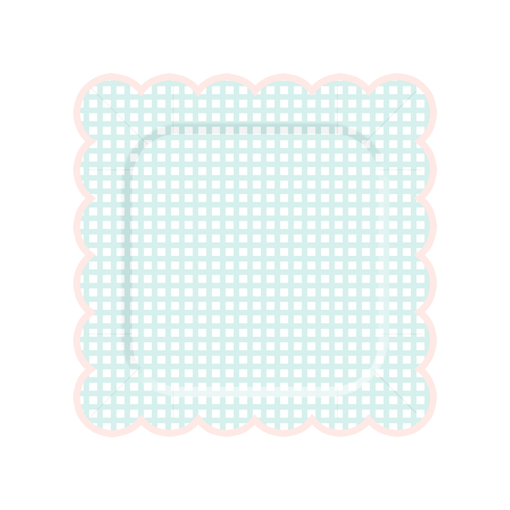 Plato de papel de 9 pulgadas * 8 unidades